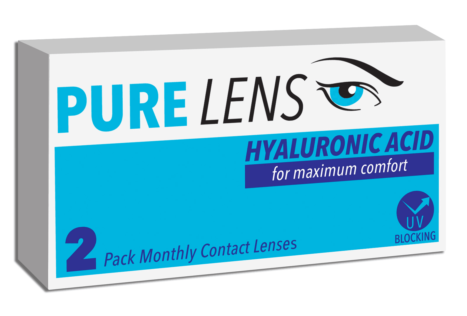 Pure Lens Hyalouronic ΜΥΩΠΙΑΣ ΜΗΝΙΑΙΟΙ - 2 ΦΑΚΟΙ+ Pure Hyaluron Care 100ml (ΜΕΜΟΝΩΜΕΝΑ ΤΜΧ. ΧΩΡΙΣ ΚΟΥΤΙ)