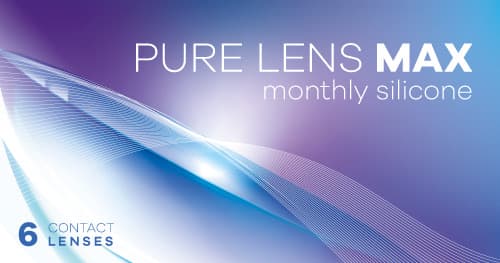 Pure Lens Max monthly silicone 6pk
