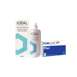 PURE LENS PLUS 2 ΦΑΚΟΙ + Ideal Unica 380ml (ΜΕΜΟΝΩΜΕΝΑ ΤΜΧ. ΧΩΡΙΣ ΚΟΥΤΙ)
