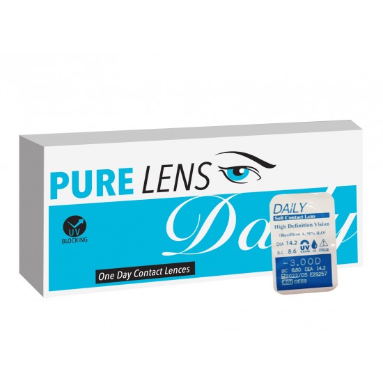 Pure Lens Daily ΜΥΩΠΙΑΣ ΗΜΕΡΗΣΙΟΙ - 1 ΦΑΚΟΣ  (Μεμονωμένο τμχ. Χωρίς κουτί)