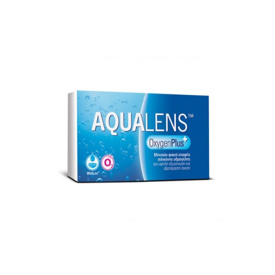 Aqualens Oxygen Plus ( 3 φακοί ) Μηνιαίοι Μυωπίας