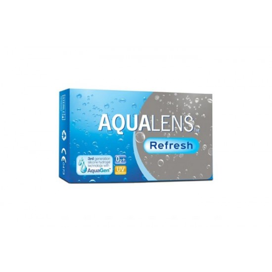 Aqualens Refresh ( 3 φακοί ) Μηνιαίοι Μυωπίας