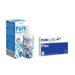 PURE LENS PLUS 2 ΦΑΚΟΙ + Pure Hyaluron Care 100ml (ΜΕΜΟΝΩΜΕΝΑ ΤΜΧ. ΧΩΡΙΣ ΚΟΥΤΙ)